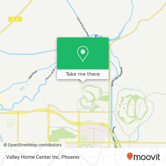 Valley Home Center Inc map