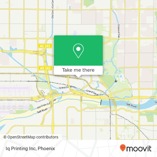 Iq Printing Inc map