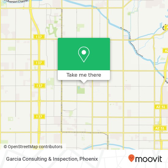 Mapa de Garcia Consulting & Inspection