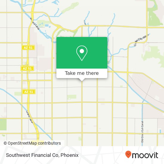 Southwest Financial Co map