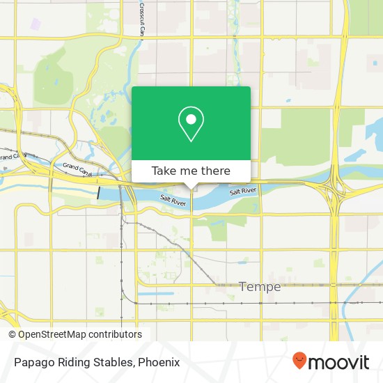 Papago Riding Stables map