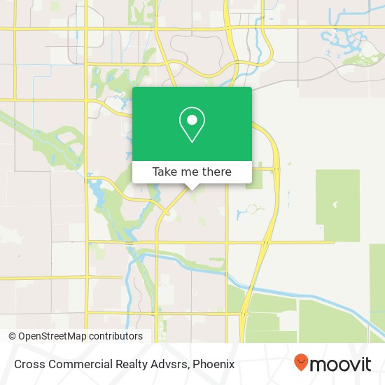 Cross Commercial Realty Advsrs map