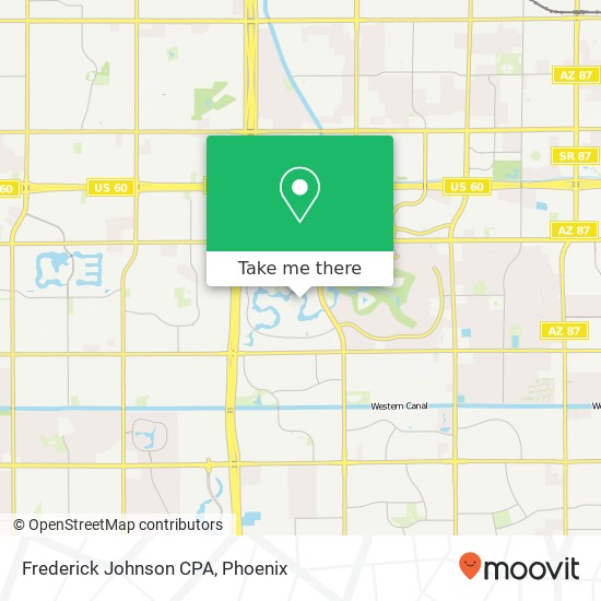 Frederick Johnson CPA map