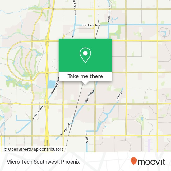 Micro Tech Southwest map