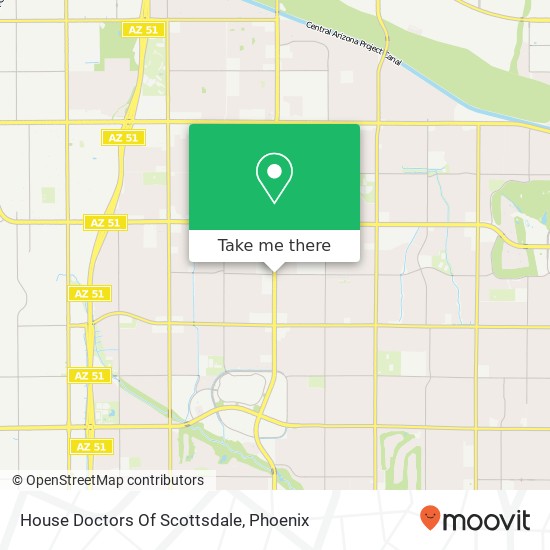 House Doctors Of Scottsdale map