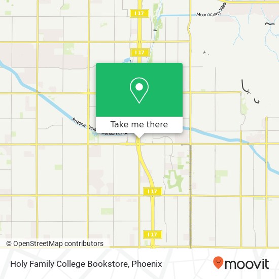Holy Family College Bookstore map