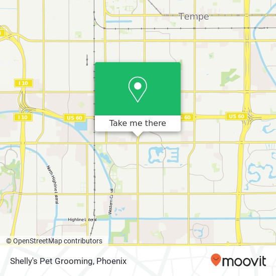 Shelly's Pet Grooming map