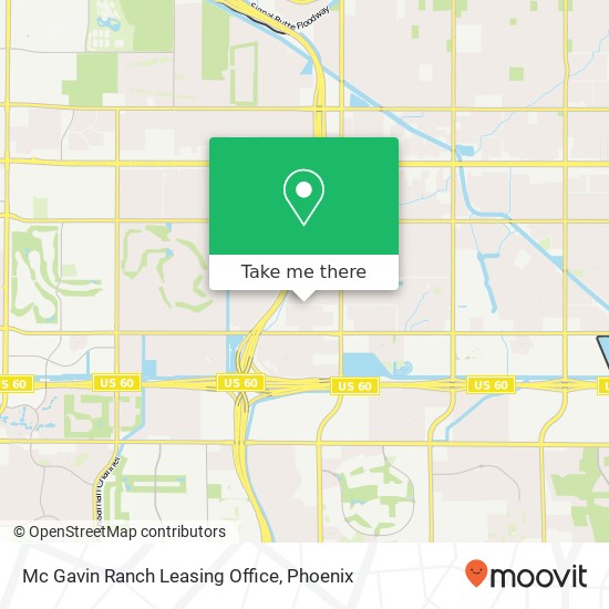 Mapa de Mc Gavin Ranch Leasing Office