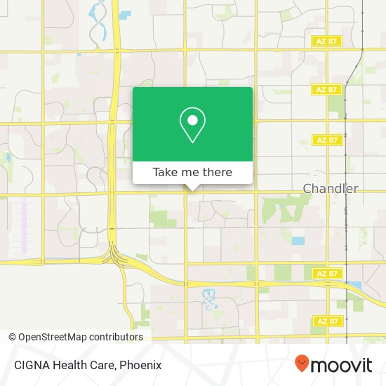 CIGNA Health Care map