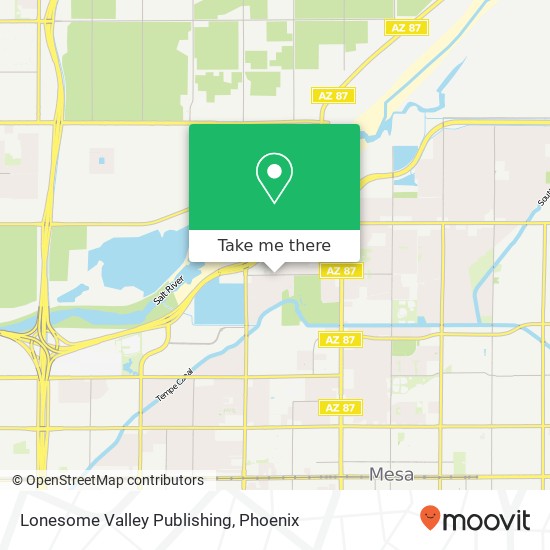 Mapa de Lonesome Valley Publishing