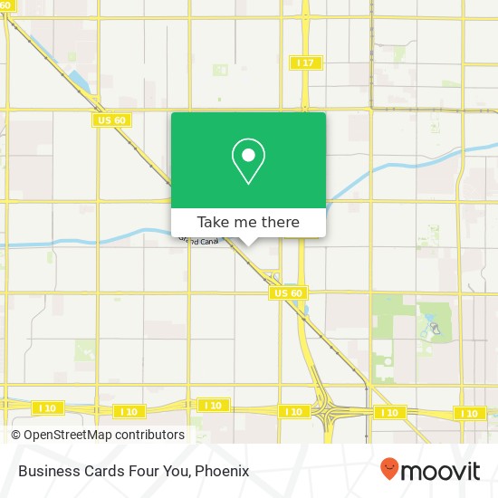 Business Cards Four You map