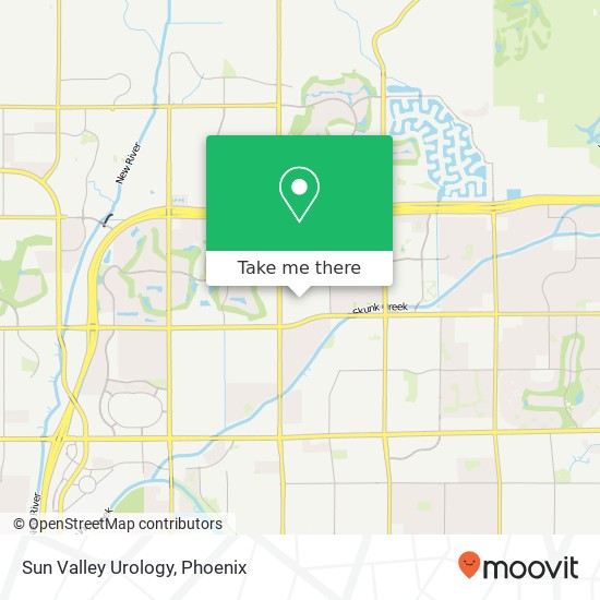 Sun Valley Urology map