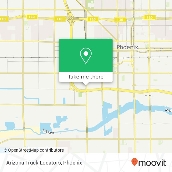 Mapa de Arizona Truck Locators