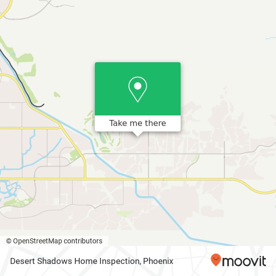 Mapa de Desert Shadows Home Inspection