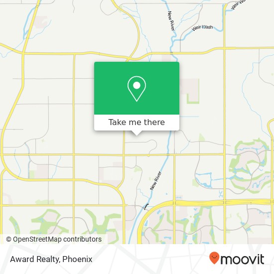 Award Realty map