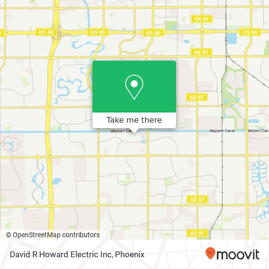 David R Howard Electric Inc map