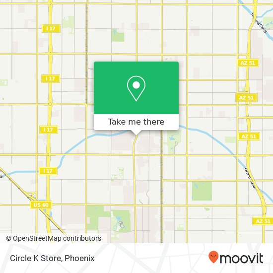 Circle K Store map
