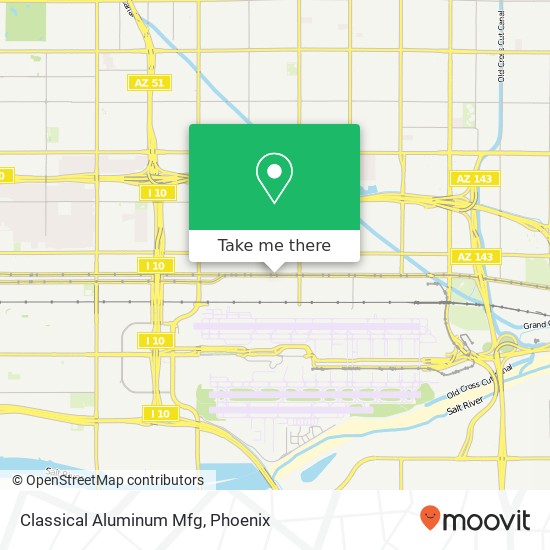 Mapa de Classical Aluminum Mfg