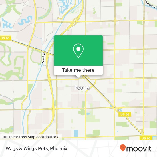 Wags & Wings Pets map