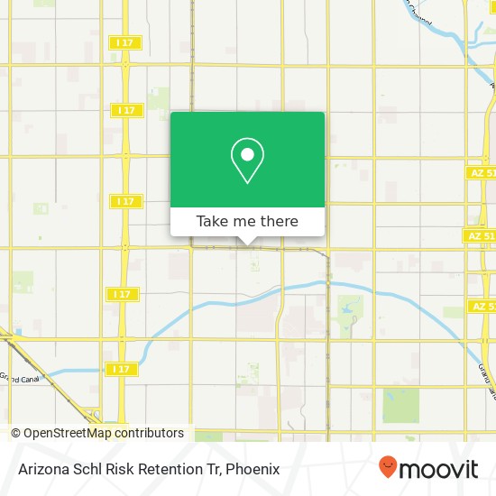 Arizona Schl Risk Retention Tr map