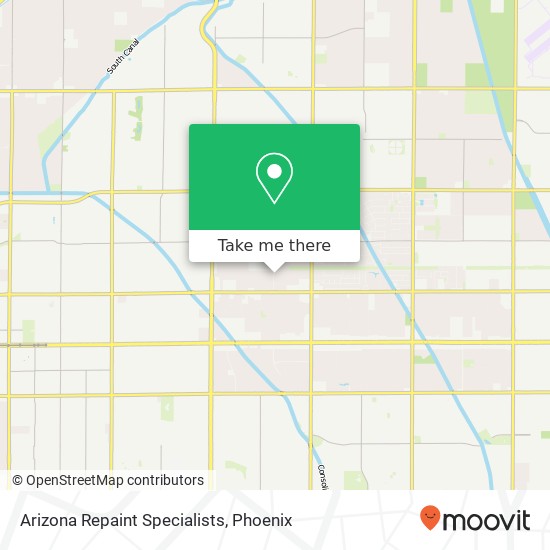 Arizona Repaint Specialists map