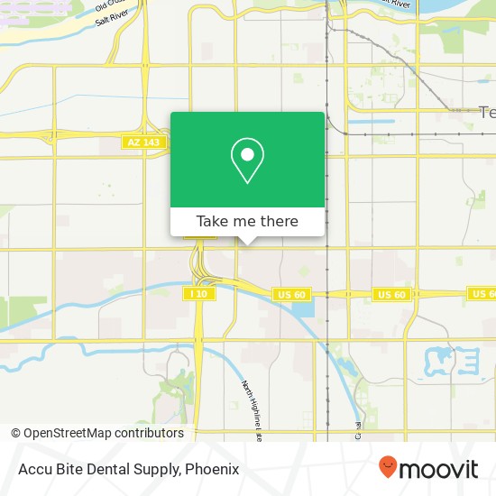 Accu Bite Dental Supply map