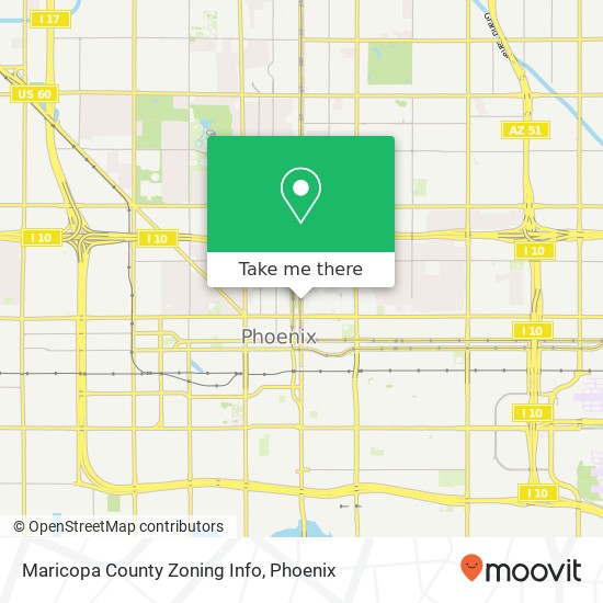 Maricopa County Zoning Info map