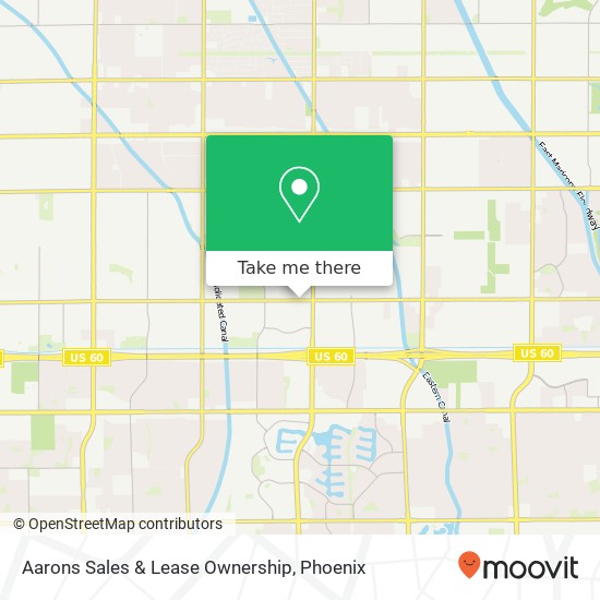 Aarons Sales & Lease Ownership map