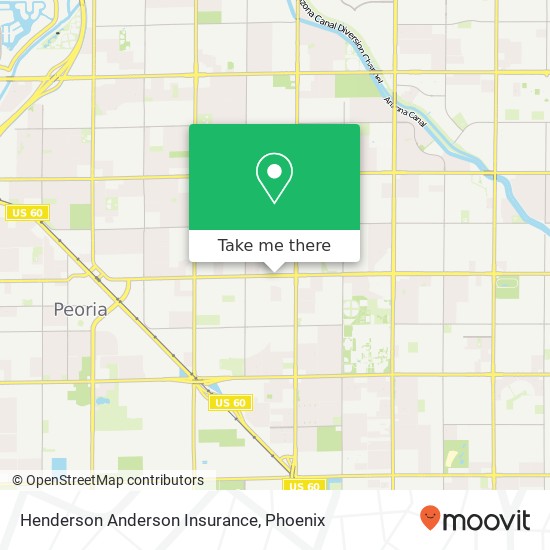 Mapa de Henderson Anderson Insurance