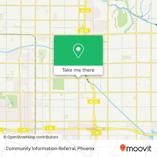 Mapa de Community Information-Referral