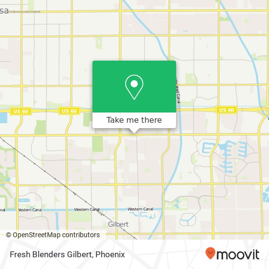 Fresh Blenders Gilbert map