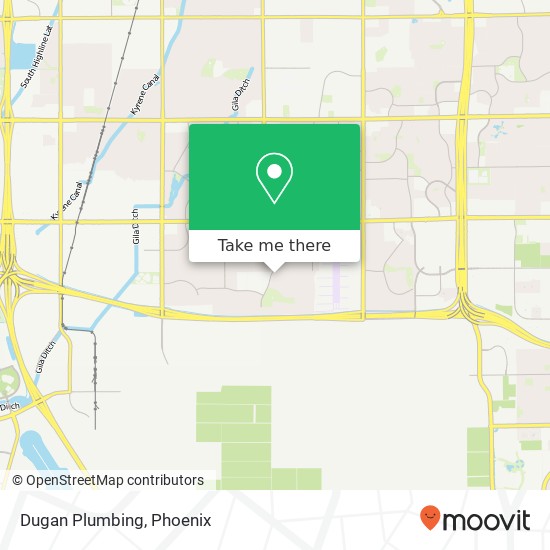 Mapa de Dugan Plumbing