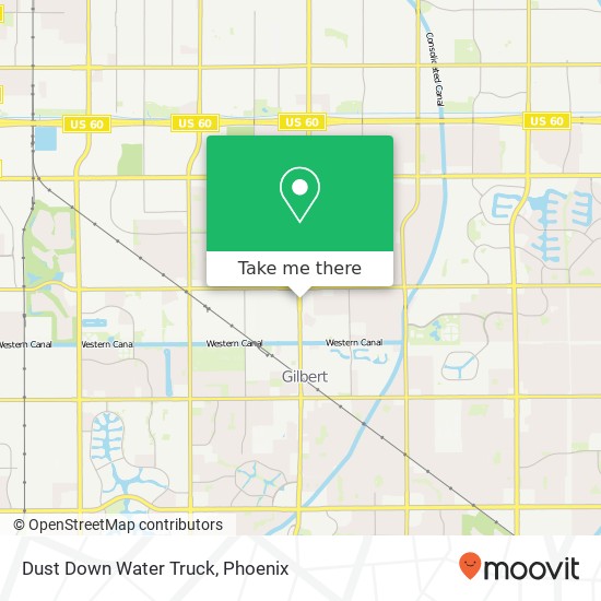 Dust Down Water Truck map