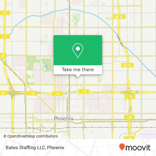 Bates Staffing LLC map