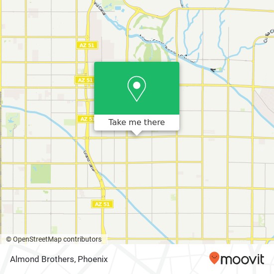 Almond Brothers map