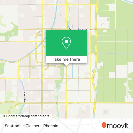 Scottsdale Cleaners map