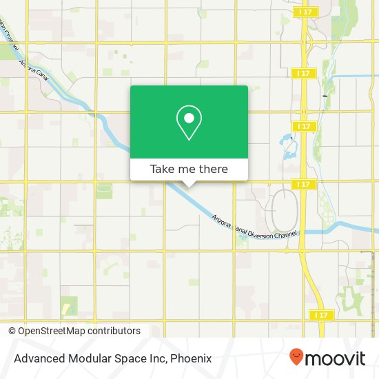 Advanced Modular Space Inc map