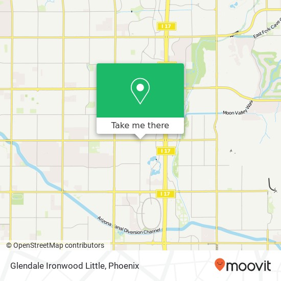 Mapa de Glendale Ironwood Little