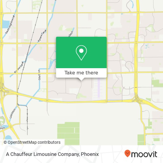 Mapa de A Chauffeur Limousine Company