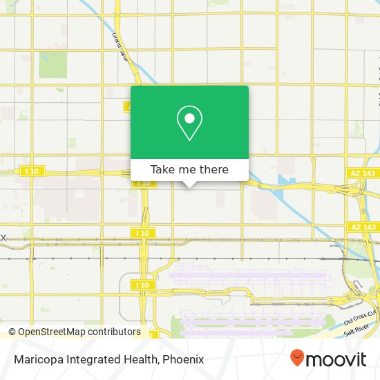 Mapa de Maricopa Integrated Health