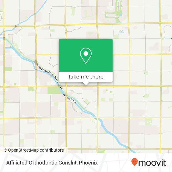 Affiliated Orthodontic Conslnt map