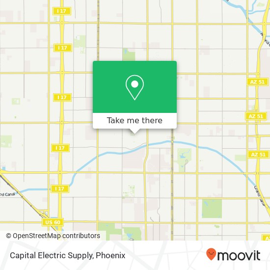 Mapa de Capital Electric Supply