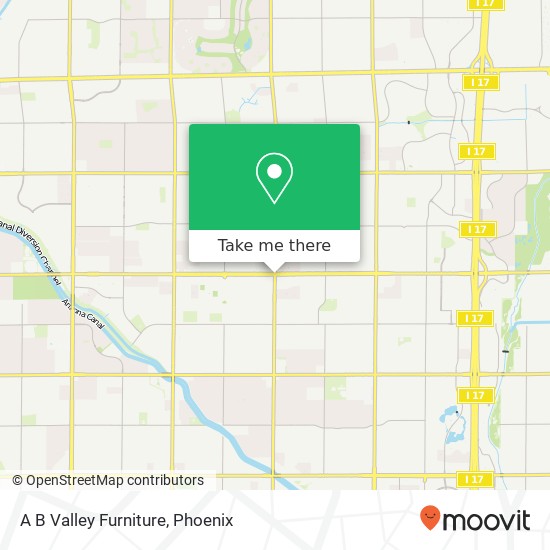 A B Valley Furniture map