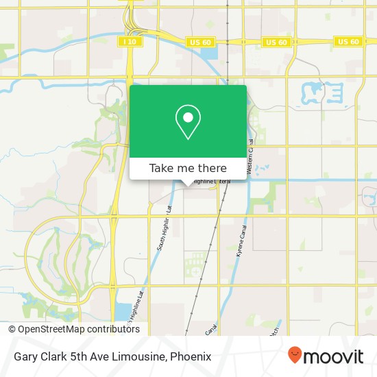 Gary Clark 5th Ave Limousine map