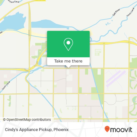 Cindy's Appliance Pickup map