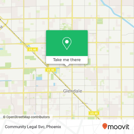 Community Legal Svc map