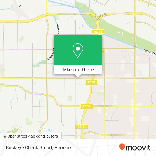 Buckeye Check Smart map