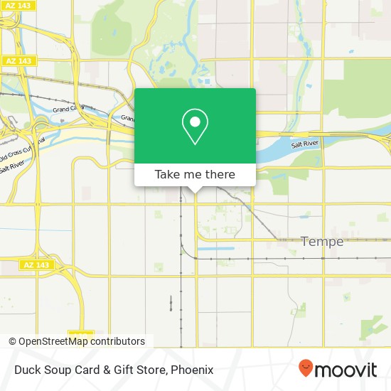 Mapa de Duck Soup Card & Gift Store