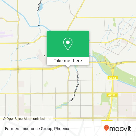 Farmers Insurance Group map