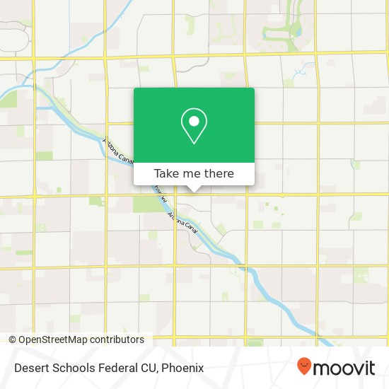 Desert Schools Federal CU map